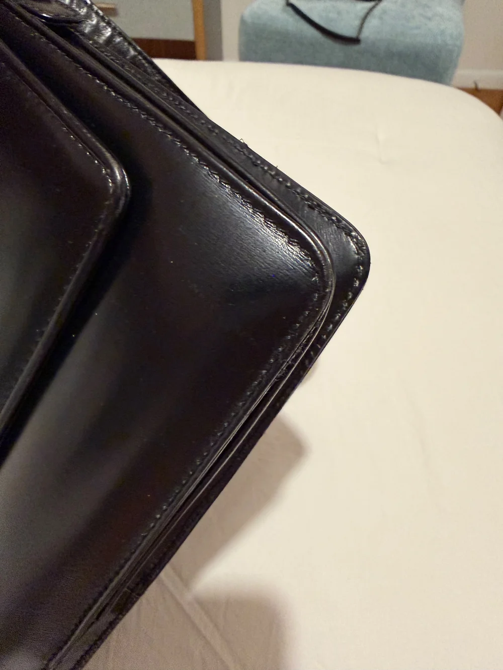 Vintage Authentic Loewe Gusset Shoulder Bag